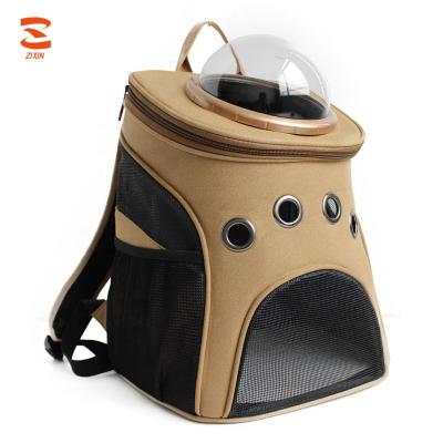 China Breathable Cat Space Capsule Shaped Originality Portable Viable Pet Carrier Backpack For Dog Outside Travel Bag for sale