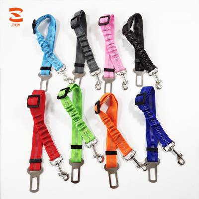 China Hot Selling Personalized Cat Car Dog Bungee Seat Pet Vehicle Harness Safety Material Reflective Heavy Duty Elastic Nylon Webbing Custom Made Belt for sale