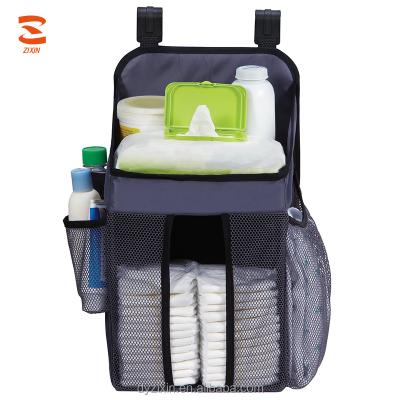 China Newborn Nursery Bag Crib Hutch Baby Bathroom Diaper Hanging Organizer Tidy Pocket Eco-Friendly Storage for sale