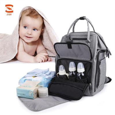 China 2018 Eco-Friendly Baby Fashionable High Quality Polyester Multifunctional And Dry Bags For Mother Wet Diaper Bag for sale