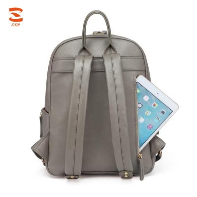 China 2019 Fashionable High Quality Polyester Eco-friendly Universal Details Backpack Backpack Black Diaper Bag Premium Leather for sale