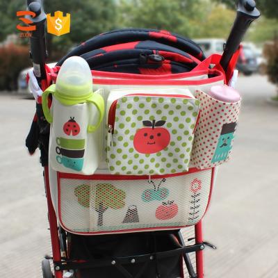 China Factory Price Durable Stylish Baby Stroller Bag, Stroller Organizer, Baby Diaper Bag For Mom for sale