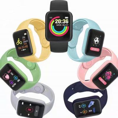 China Wholesale Y68 D20s Brand Sports Fitness Reloj Intelligence Heart Rate Monitoring Health Management Sports Touch Screen Smart Watch for sale