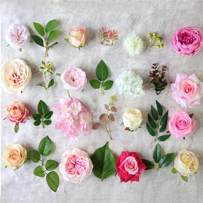 China Home/Office/Party/Wedding Decoration Wall Flowers Backdrop High Quality Artificial Flower Wall Panel for sale