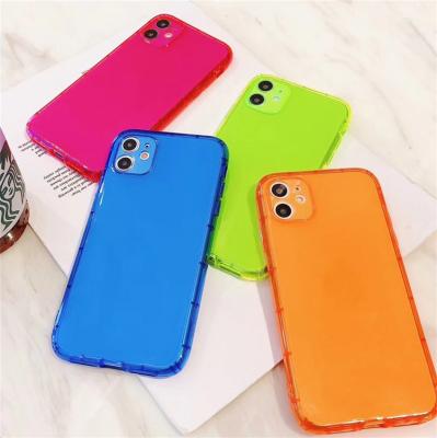 China Wholesale Clear Anti-drop Phone Case To Print Colorful TPU Mobile Phone Case Trend For Iphone 11/11pro Max for sale