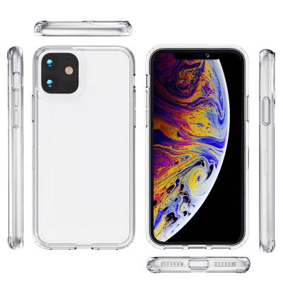 China Anti-drop PC TPU phone case base white design your own custom transparent cover for iphone 11 12 pro max for sale