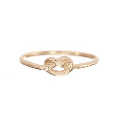 China Milskye FASHIONABLE Minimalist 925 Sterling Silver Jewelry Gold Plated Twist Heart Ring for sale