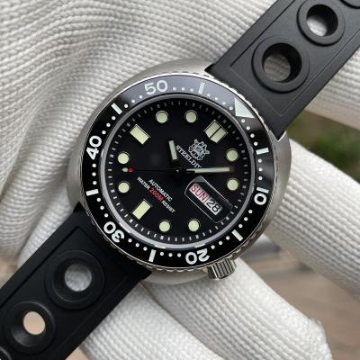 China Date STEELDIVE SD1972 Turtle Diver Watch Ceramic Bezel Automatic Stainless Movement NH36A Mechanical Mens Watches 20Bar Lume for sale