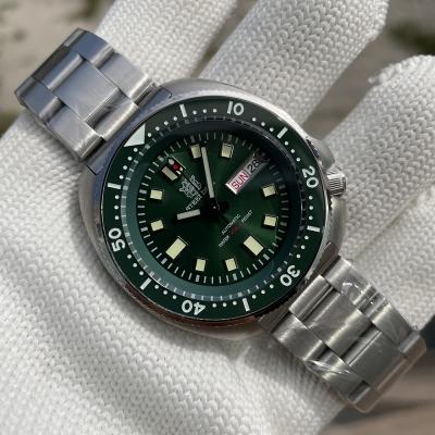 China Brand 44MM Date SD1970W Steeldive Automatic Stainless Steel Case 200M Waterproof NH35 Men Automatic Dive Watch with Ceramic Bezel for sale