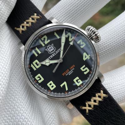 China New Arrival 46.5mm Date STEELDIVE SD1903 New Arrival Dive Watch Super Luminous C3 Crown 200M Crown 200M Automatic Steel Unique Dive Watches for sale