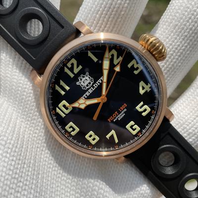 China New Arrival SD1903S New Arrival SD1903S New Arrival Big Date Case Steeldive Automatic Dive Watch Super Luminous C3 Crown 200M Diving 20ATM Solid Bronze Men's Watch for sale