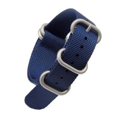 China SD2301 Watchband Stock Supply Stainless Steel Buckle 20mm Blue NATO Watchband 22mm For Steeldive Watch for sale