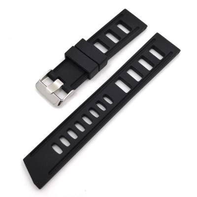 China Good Quality Watch Strap SD2101 Fit For Hook Size 20mm 22mm Silcone Watchband for sale