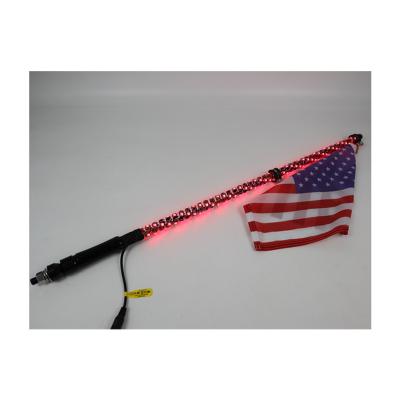 China LED Manufacturers Selling Hot Sale Blue Led Whip Safety Whip Mode Antenna Led Whip for sale