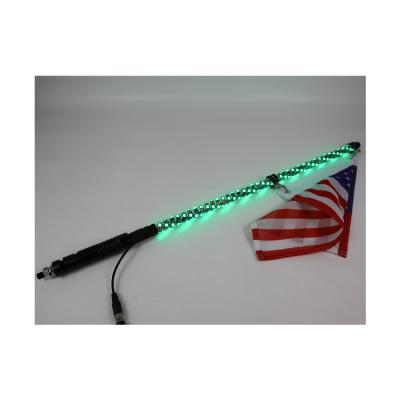 China safety whip Beimeifeng color changing by spring base remote control all-in-one led whip NA108 for sale