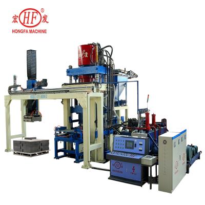 China Building Material Stores Hongfa Viet Nam Market Brick Making Machine With Full Automatic Block Stacker for sale