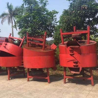 China Sand Concrete Mixing Pan And Concrete Mixer for sale