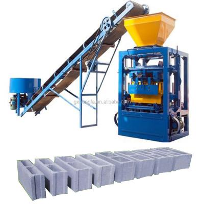 China Building Material Stores Manual Small Scale Cement Block Laying Machine Low Price 4-35 Concrete Block Making Machine for sale