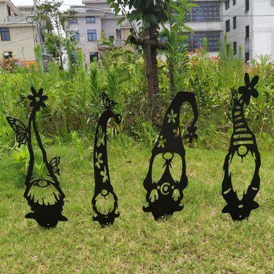 China Art Decor Christmas Metal Garden Stake Yard Decor Garden Ornaments for sale