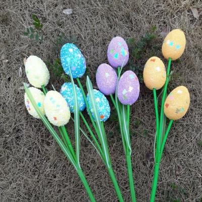 China Wholesale A0814 Ornamental Easter Egg Tree Decor Eco-friendly Foam Display Decor For Home Eggs Decoration Easter Supplies for sale