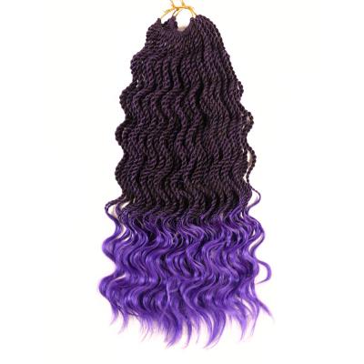 China Box Braids Hair Extensions Box Braids Curly Hair Extensions Ends Goddess Crochet Braiding Hair Extension for sale