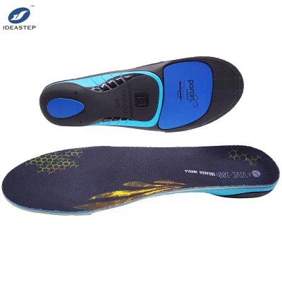 China Black D01 Ideastep Poron Forefoot Protector Shock Absorption Sports And Comfort Insoles Heel Cup Band Cushion Deep Heel Inserts Insoles Protection for sale