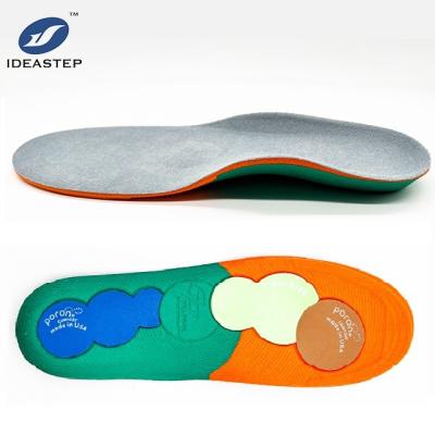 China Sport Velet+Poron+Eva Ideastep Poron Insole For Skating Basketball,Poron Matatarsal Cushioning,Less Rebound Poron Heel Protector Insoles for sale