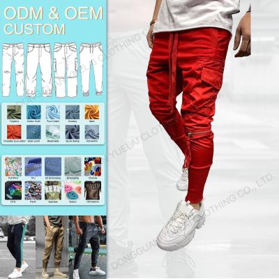 China Other Custom Man Hip-Hop Streetwear Joggers Pants Sweatpants Cargo Combat Loose Sports Workout Trousers Men's Casual Pants for sale