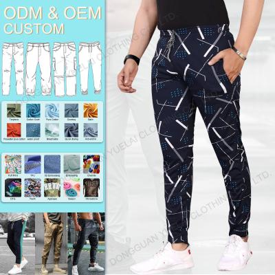 China Other Wholesale Price Men's Golf Pants Men's Golf Trousers Plaid Slim Fit Sweatpants Mens Casual Jogger Sweat Pants for sale