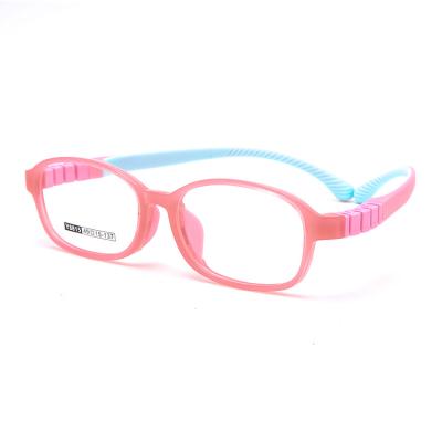 China For kids eyewear kids curved black pink round glasses 2021 tr90 eye optical frame baby glass glasses optical frames for sale