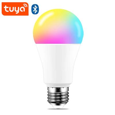 China Smart life tuya bluetooth bulb light B22E27E26 RGB Smart dimming color RGB+CW smart led bulbs for sale