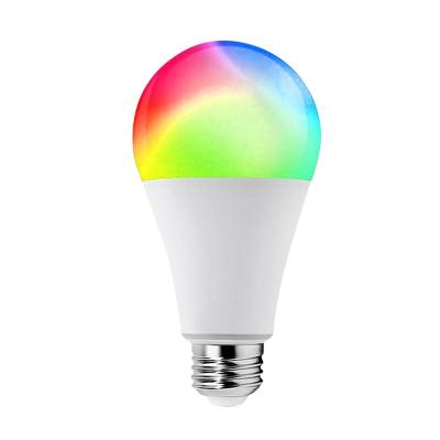 China Alexa Google Home Music Synchronous Smart Color Wholesale Life Changing Bulb 2.4GHz B22 A60 Dimmable LED Light Bulb for sale