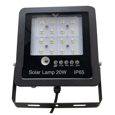 China Hot selling ebay 50W 100W 200W 6500K outdoor Amazon garden led lights remote control solar powered IP65 flood light with sensor for sale