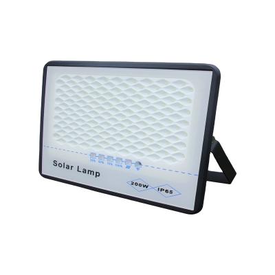 China IP65 Garden High Lumen Waterproof Solar Power Work Outdoor Garden Led Flood Light Aluminum Solar Led Reflector 200W for sale