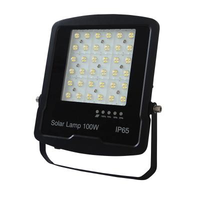 China Directly Outdoor Garden Plant Garden IP65 Waterproof Reflector Solar Lighting 20W 30W 50W 100W 200W 300W Led Solar Flood Light for sale