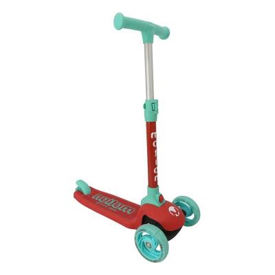 China High Quality Adjustable Height Cartoon 3 PU Wheels Foldable Kids Kick Scooter for sale