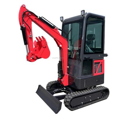 China Durable 1500kg, 1700kg, 2000kg Small Hydraulic Excavator With A Full Cabin for sale