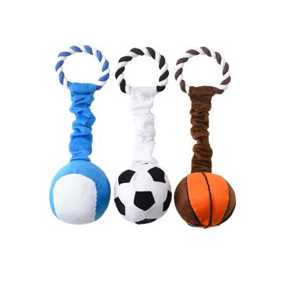 China New Design Stocked Cheap Wholesale Practical Toys For Multicolor Smiling Dog Molar Knotted Pet Toy for sale