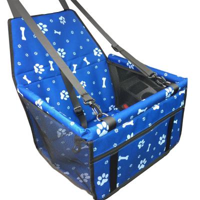 China 2021 Outdoor Travel Basket Car Auxiliary Foldable Waterproof Safety Stored Cat Dog Seat Back Bag for sale