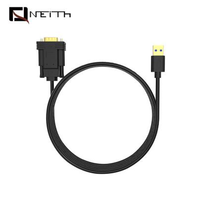 China Hot Selling Conversion USB Male To Male VGA Converter Round Cable for sale