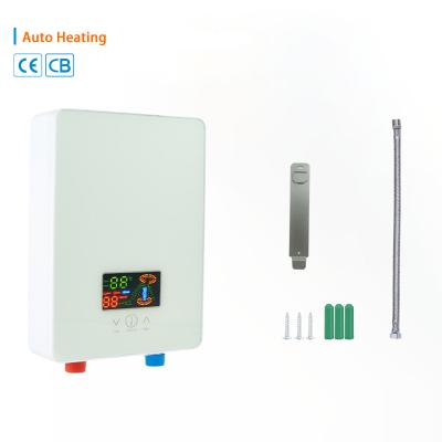 China High Quality Geyser 7000w Hotel Safe Instant Shower Electric Tankless Water Heater for sale