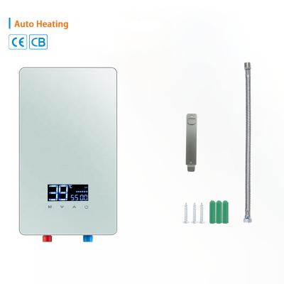 China Hotel High Power LED Temperature Display Instant Electric Water Heater For Shower for sale