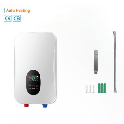 China Wholesale Hotel Screen Design Shower Button Type Instant Electric Water Heaters for sale