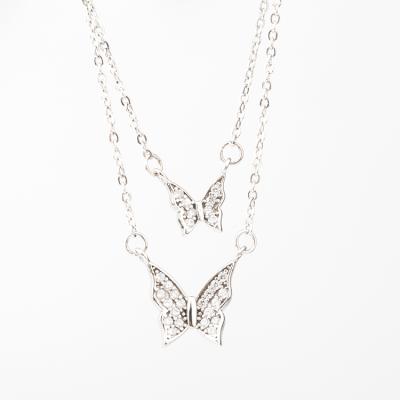 China Fashionable Necklace Jewelry Woman Wedding Butterfly Necklace for sale