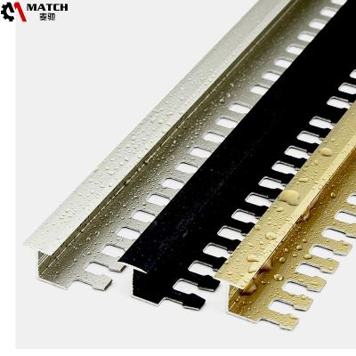 China Modern Foshan Nanhai l edge tile ceram wall trim aluminum alloy corner jewelry for sale