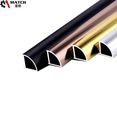 China Modern Aluminum Floor Trims Lines Edge Tile Trim Corner Edge Covers Bar Floor Transition Strips Metal Gold Tile Metal Strip for sale