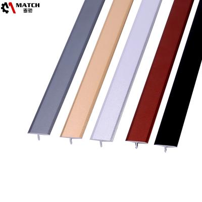 China New Tile Strip Tile Aluminum Trim Corner In 2021 Modern Hot T Shaped Edge Trim for sale