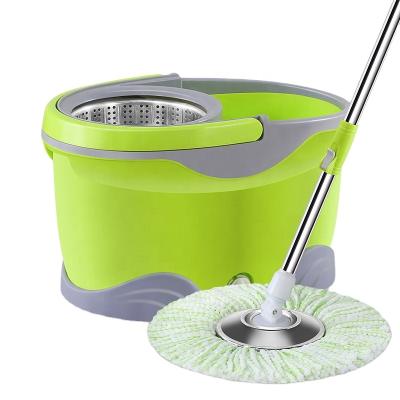 China 2020 Viable Hot Sale China Cleaner Wipe Easy Wring Microfiber Mop Spin Bucket Floor Cleaning System for sale