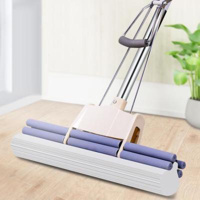 China Sustainable Floor Cleaning Tool Telescopic Pole PVA Sponge Mop for sale