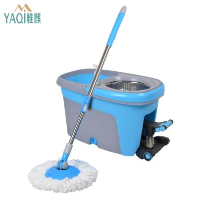 China New Wholesale Viable High Quality Quick Dry 360 Microfiber Mop Easy Clean Magic Bucket Foot Pedal for sale